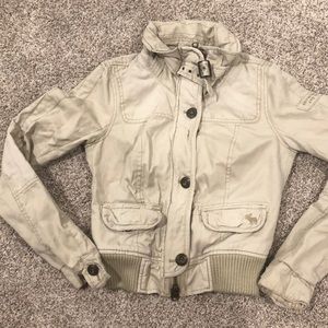 Women’s Abercrombie and Fitch Bomber Jacket  small irregular size